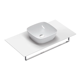 Керамическая столешница для раковины посредине Catalano Green Lux 100 х 54 см (1PC10C200) фото 1 Aquada.com.ua
