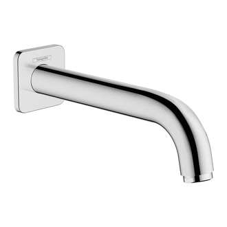 Излив для ванны 204 мм Hansgrohe Vernis Shape (цвет - хром) (71460000) фото 1 Aquada.com.ua
