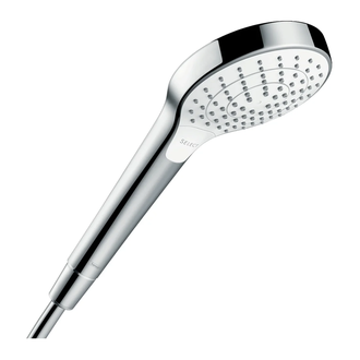 HANSGROHE Лейка для душа Croma Select S Vario (цвет - хром/белый), 3 вида струи (26802400) фото 1 Aquada.com.ua