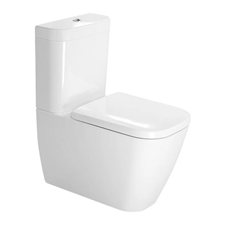Унитаз-компакт + бачок Duravit Happy D.2 (2134090000+0934100000) фото 1 Aquada.com.ua