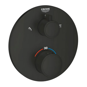 Grohe Grohtherm смеситель, чёрный (1022082430)