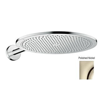 Верхній душ Axor ShowerSolutions 350 1jet з власником, polished nickel (26034830)