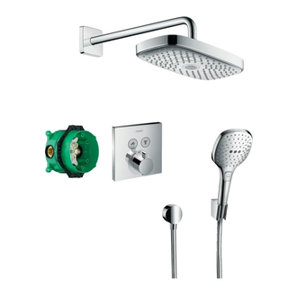GROHE Hansgrohe Душевой набор (верхний, ручной душ, ibox, термостат) Raindance Select E/ShowerSelect (27296000) фото 1 Aquada.com.ua