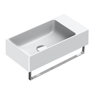 Маленькая (мини) раковина Catalano New Zero 50 х 25 см, satin white/белый матовый (15025VEBM) фото 1 Aquada.com.ua