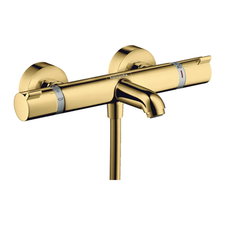 Термостат для ванны Hansgrohe Ecostat Comfort (цвет - полированное золото) (13114990) фото 1 Aquada.com.ua