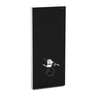 Сантехнический модуль Geberit Monolith Plus Черное стекло для подвесного унитаза с подсветкой 131.23 (131.231.SJ.1) фото 1 Aquada.com.ua
