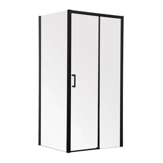 Душова кабіна без піддону Mixxus Premium DIVERSE SC03-120x80x195-TR Black прозоре скло 6мм (MI6868)