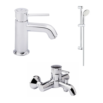 GROHE BauClassic Комплект змішувачів для ванни з душовим гарнітуром (123868S) фото 1 Aquada.com.ua