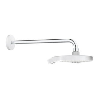 Верхній душ та душовий кронштейн 422 мм (білий) Grohe Power&Soul Cosmopolitan 190 (26172LS0)