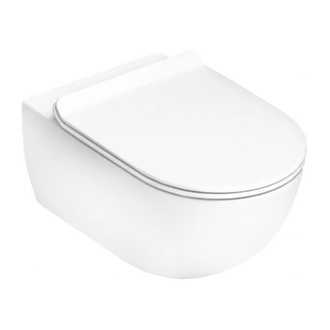 Унитаз подвесной Goclean® (безободковый) Flaminia App с сиденьем Soft Close, цвет - Latte Milky White матовый (AP118G+QKCW05 Latte) фото 1 Aquada.com.ua