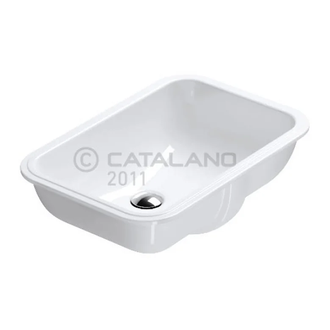 Раковина встраиваеая под столешницу Catalano Canova Royal 55 х 38 см (1SOCN00) фото 1 Aquada.com.ua