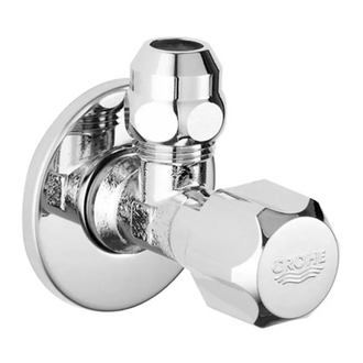 Универсальный угловой запорный вентиль Grohe, хром (22017000) фото 1 Aquada.com.ua