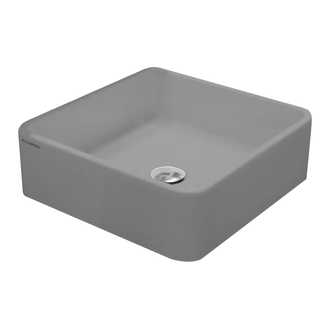 Раковина накладная на столешницу Flaminia Miniwash 48 х 36 х h13 см, цвет - Grigio Lava (MWL48 Grigio Lava)