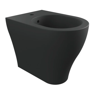 Біде для підлоги Flaminia APP 52x36 h43cm, безободкове, Carbone matt (AP217) (AP217CAR)
