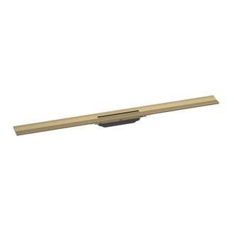 Верхня частина зливу для душу Hansgrohe RainDrain Flex для каналу (пристінний)1000 мм, Brushed Bronze (56053140)