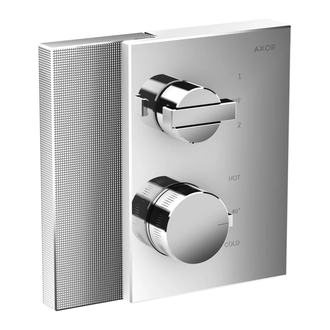 Термостат для душа Axor Edge, алмазная резка (цвет - хром) (46761000) фото 1 Aquada.com.ua