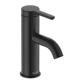 Смеситель для раковины Duravit C.1 (цвет - чёрный матовый), без донного клапана (C11010002046) фото 1 Aquada.com.ua