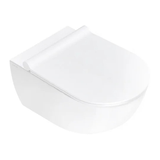 Унитаз подвесной Catalano Sfera NewFlush (безободковый) с сиденьем Soft Close Plus (1VSF54R00+5SCSTP000) фото 1 Aquada.com.ua