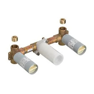 Скрытая часть смесителя Axor Citterio E для раковины, на 3 отверстия (10303180) фото 1 Aquada.com.ua