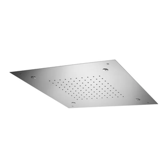 Верхний душ Paffoni CLEVELAND “Quadro” 500 х 500 мм (ZSOF129CR) фото 1 Aquada.com.ua