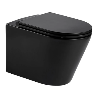 Унітаз підвісний Volle Nemo Black з твердим сидінням Slim Soft Close, чорний матовий 13-17-316 Black