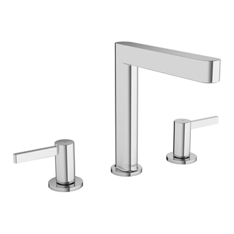 Смеситель для раковины высокий Hansgrohe Finoris (цвет - хром), с донным клапаном Push Open (76034000) фото 1 Aquada.com.ua