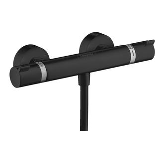 Термостат для душа Hansgrohe Ecostat Comfort (цвет - чёрный матовый) (13116670) фото 1 Aquada.com.ua