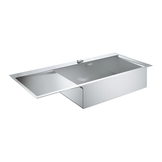Grohe K1000 Кухонная мойка с крылом, нержавейка (31582SD0)