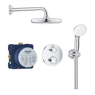 Душова система прихованого монтажу з термостатом Grohe Grohtherm Convent. Concealed (34727000)
