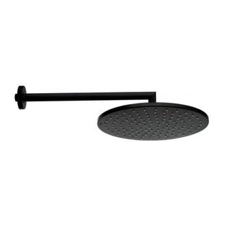 Верхній душ BOSSINI Cosmo D 250 мм з тримачем, чорний матовий (H19412G00073009)