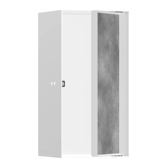 Ниша в стене с дверцей под плитку Hansgrohe XtraStoris Rock 30 х 15 х 14 см, белый матовый (56088700) фото 1 Aquada.com.ua