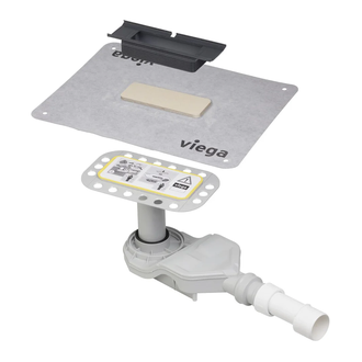 VIEGA Базовый элемент душевого лотка Advantix Cleviva (плоская модель) (794415) фото 1 Aquada.com.ua