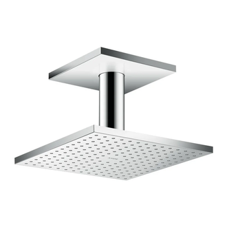 Верхний душ 250 х 250 мм Axor Overhead shower 1jet (цвет - хром) (35308000) фото 1 Aquada.com.ua