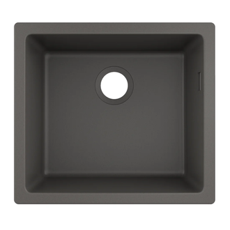 Мойка для монтажа под столешницу Hansgrohe S51 S510-U450 (цвет - серый камень) 450 (43431290) фото 1 Aquada.com.ua