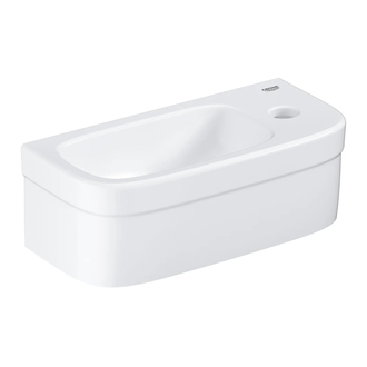Мини-раковина Grohe Euro Ceramic 37 х 18 см, с покрытием PureGuard (3932700H) фото 1 Aquada.com.ua