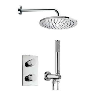 Душевая система скрытого монтажа Bossini Cosmo Tondo (цвет - хром) (M71237) фото 1 Aquada.com.ua
