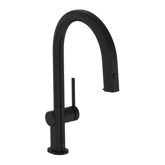 Hansgrohe Aqittura M91 Змішувач для кухні, чорний матовий (76803670)