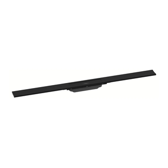Трап для душа 90 см Hansgrohe RainDrain Flex, чёрный матовый (56045670) фото 1 Aquada.com.ua
