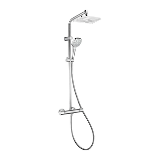 HANSGROHE My Select Showerpipe 240 душевая система с термостатом, белый/хром (26764400) фото 1 Aquada.com.ua