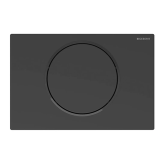 Geberit Sigma 10 Клавіша змиву, чорний мат (115.758.16.5)