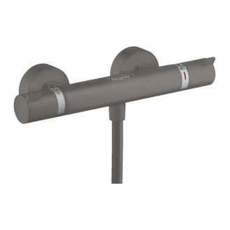 Термостат для душа Hansgrohe Ecostat Comfort (цвет - чёрный матовый хром) (13116340) фото 1 Aquada.com.ua