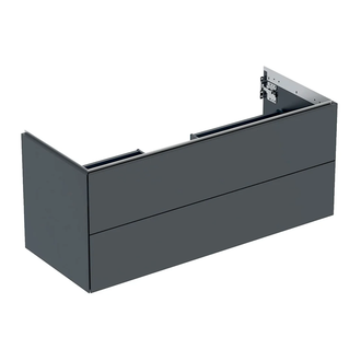 Тумба подвесная Geberit One 120 х 47 х h50,4 см, цвет - чёрный матовый 505.265.00.8