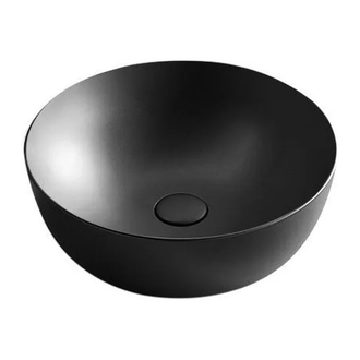 Nic-Design Умивальник на стільницю Nic Design Ovvio 42х14 см, чорний глянець (001447008)