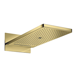 Верхний душ 580 х 250 мм Axor ShowerSolutions (цвет - полированное золото), 3 вида струи (35283990) фото 1 Aquada.com.ua