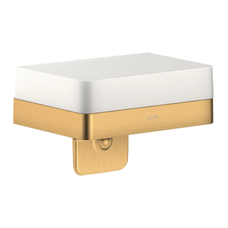Мыльница Axor Universal Accessories, матовое золото/стекло матовое (42819250) фото 1 Aquada.com.ua