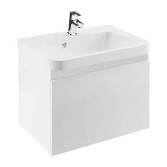 Тумба под раковину Ravak 10° 650х450х450 мм белая (X000000736) фото 1 Aquada.com.ua
