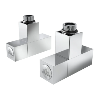 Кран кутовий Laris 1/2" - 1/2" Кватро 2шт. (LX-855) (71401053)