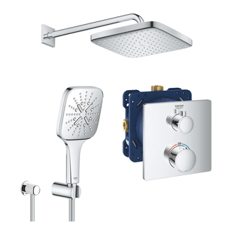 Душова система на 2 споживача прихованого монтажу Grohe Grohtherm UA26415SC7