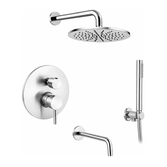 Paffoni Shower Душевая система, без цвета (KITLIG019ST300)