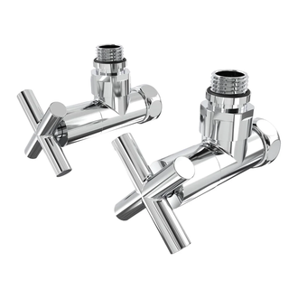 Кран кутовий Laris 1/2" - 3/4" Еліт 2шт. (ZZ-4704) (71401042)